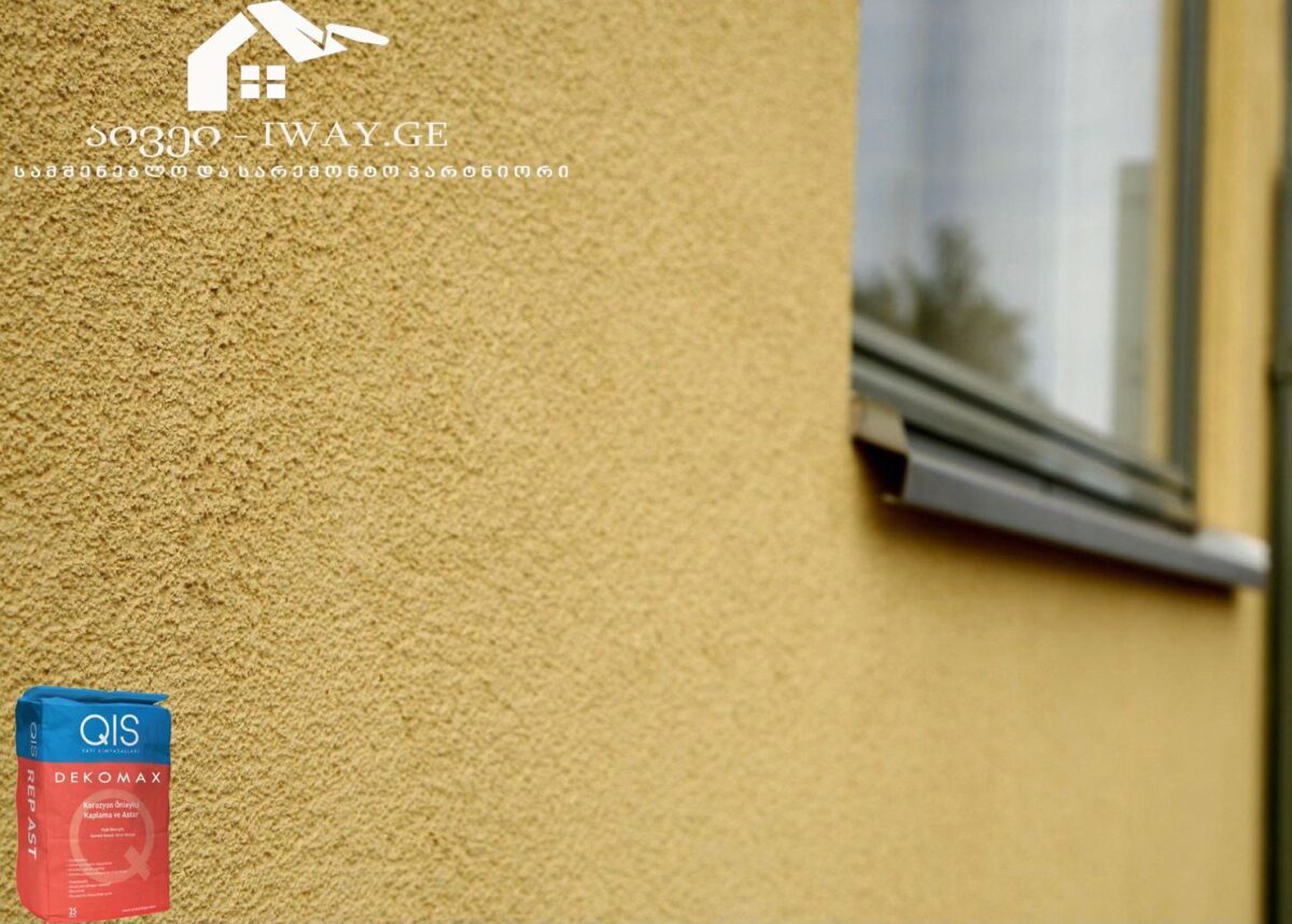 დეკორატიული ბათქაში QIS DEKOMAX TD მარცვლოვანი 2მმ 25 კგ - Image 2