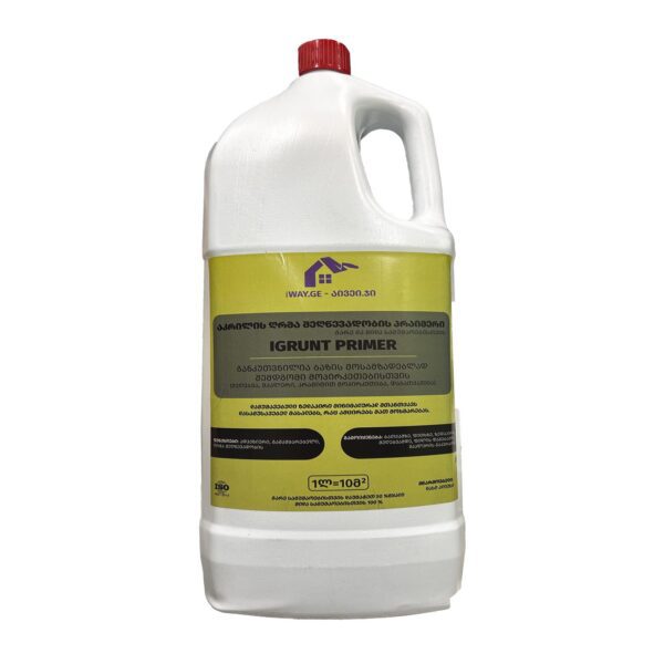 igrunt პრაიმერი გრუნტი ღრმად შეღწევადი