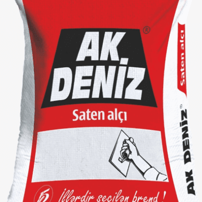 თაბაშირის ფითხი სუფთა პირი ბათქაში AK DENIZ SATEN 25კგ