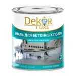 ბეტონის იატაკის ალკიდ-ურეთანის საღებავი ნაცრისფერი 2.6 კგ (6ც) DEKOR