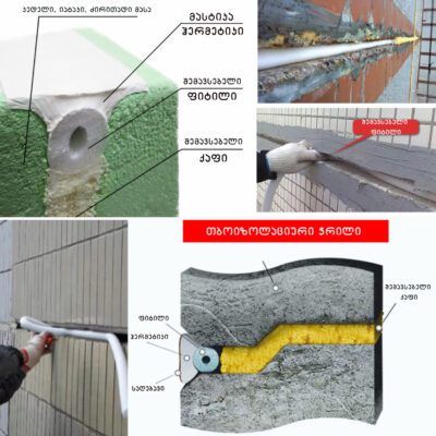 QIS JOINT 6 - პოლიეთილენის ჭრილების შესავსები ფიტილი 6 მმ