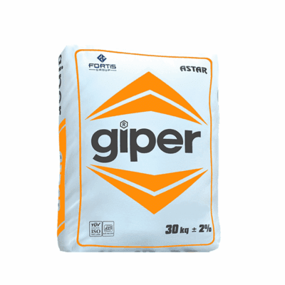 გიპერ GIPER დანადგარის თაბაშირის ბათქაში 30კგ