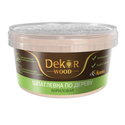 ხის ფითხი შპაკლი DEKOR