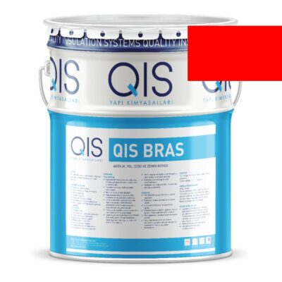 საღებავი ასფალტის და ბეტონის QIS BRAS 5 კგ წითელი