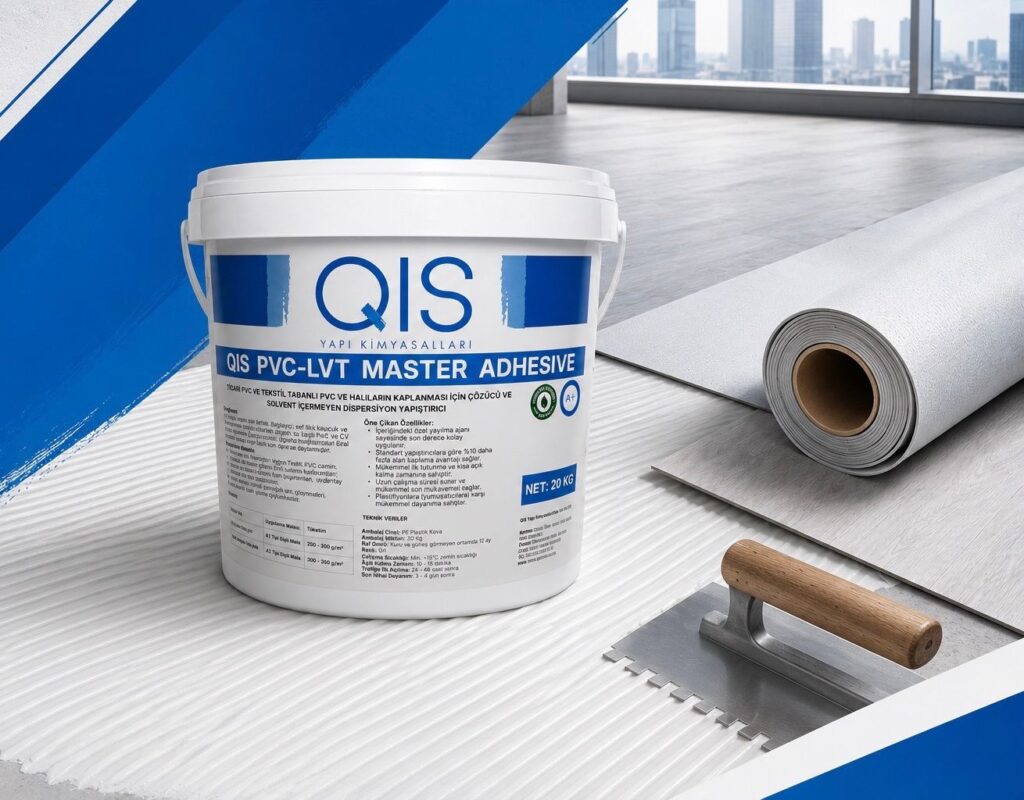 იატაკის საფარის PVC და ლინოლიუმის წებო QIS PVC ADHESIVE 20კგ
