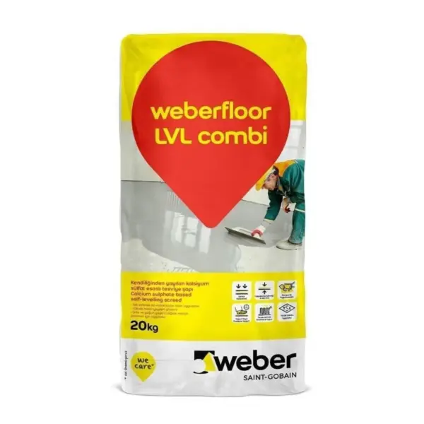 Weber Floor LVL combi თვითსწორებადი იატაკი 20 კგ