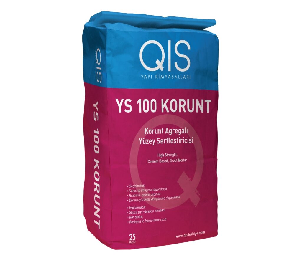 ბეტონის ზედაპირის გამამყარებელი QIS YS 100 KORUNT