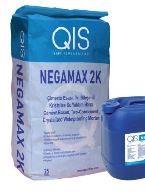 კრისტალიზებული ჰიდროიზოლაცია QIS NEGAMAX 2K 25+3კგ ორკომპონენტიანი
