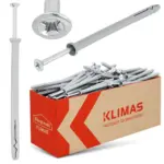 გამჭედი დუბელი ჭანჭიკით SM-06080 (100ც) hardy