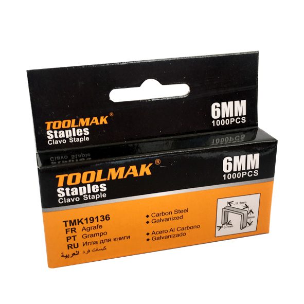 სტეპლერის ტყვიები 6მმ (TMK19136)