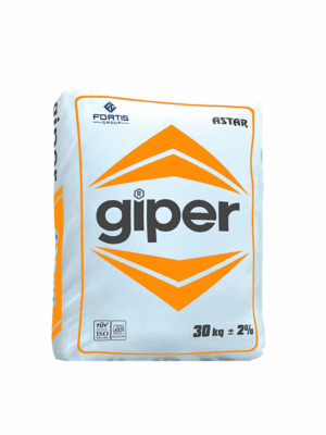 გიპერ GIPER დანადგარის თაბაშირის ბათქაში 30კგ