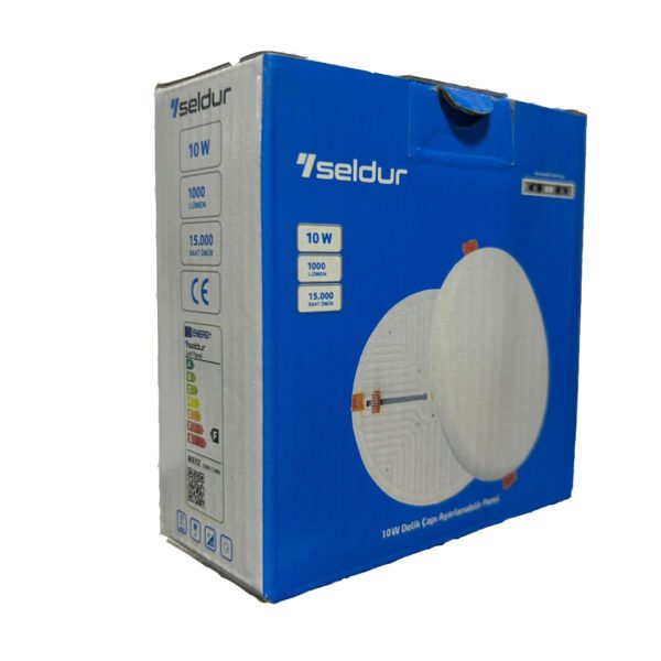 სანათი რეგულირებადი პანელით LED-310A-6 SELDUR 10 W 6500 K - 3677