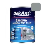 ემალის საღებავი ПФ-115П „DekArt“, ღია ნაცრისფერი, 0.90 კგ.