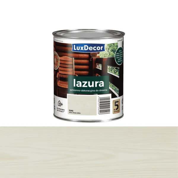 თეთრი ხის ლაზური ფერადი LuxDecor 2,2 ლ