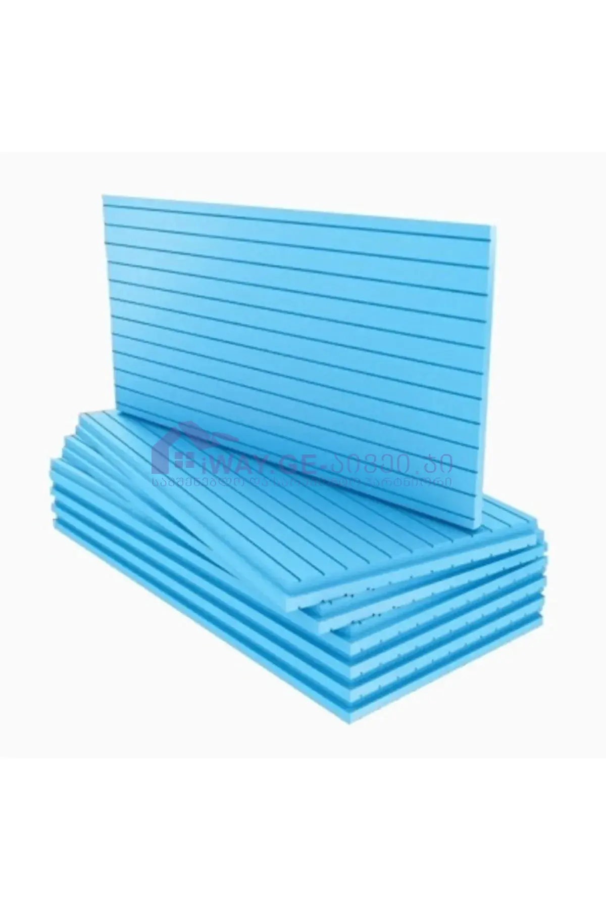 პოლისტიროლი XPS ექსტრუდირებული 3X60X120 სმ 14 ცალიანი შეკვრა TIP1500 ლურჯი პოლისტიროლი XPS ექსტრუდირებული 3X60X120 სმ 14 ცალიანი შეკვრა TIP1500 ლურჯი