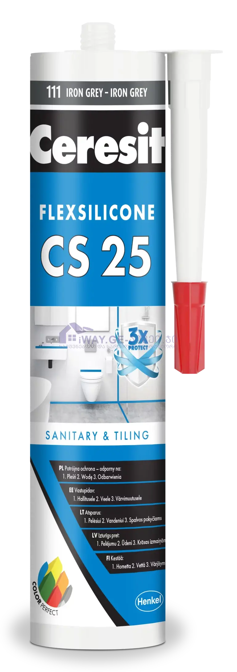 CERESIT CS 25 ფუგა სილიკონი(ბაჰამა) - Image 3