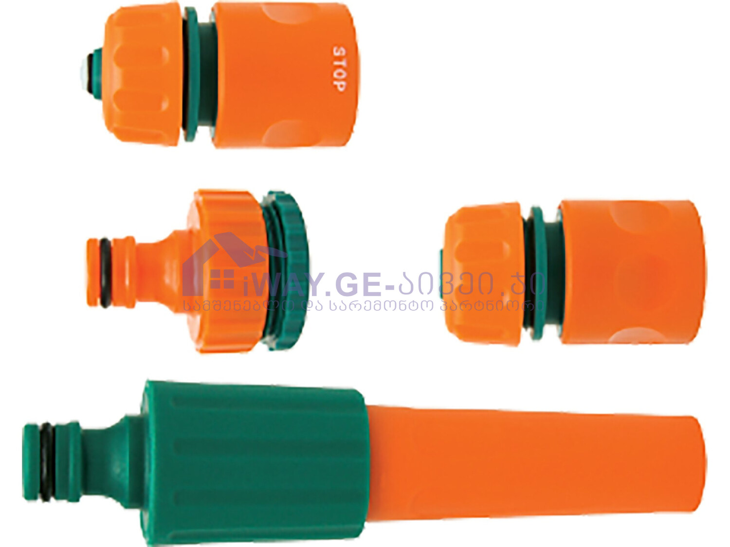 c4310b1f-6dd5-49c0-91c6-27f3064ec379 ნაკრები სარწყავი 4ცალიანი 3/4"-1" (89203) - Image 1